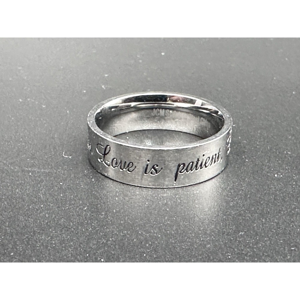 Love Is Kind Ring Size 7  Stainless Steel